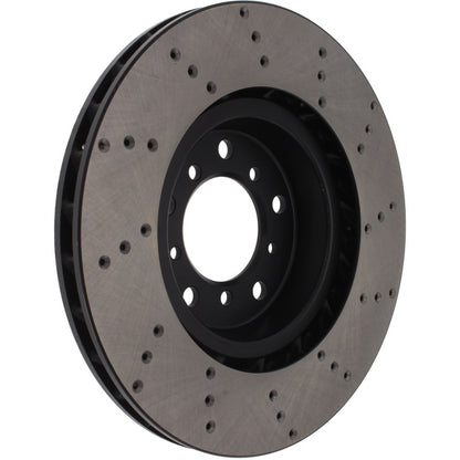 StopTech 01-06 BMW M3 Drilled Right Front CRYO Rotor Stoptech