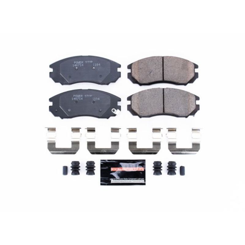 Power Stop 04-08 Hyundai Tiburon Front Z23 Evolution Sport Brake Pads w/Hardware PowerStop