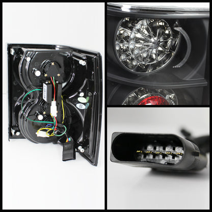 Spyder Land Rover Range Rover HSE 03-05 LED Tail Lights Black ALT-YD-LRRRH03-LED-BK SPYDER
