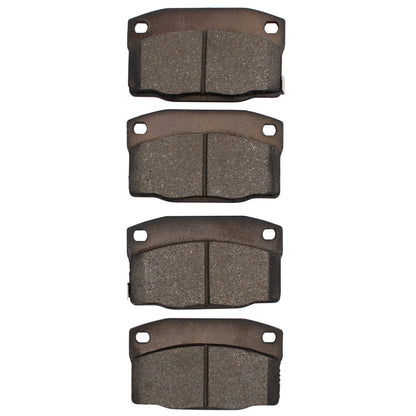 R1 Front & Rear Semi-Metallic Brake Pads 1988-1993 Pontiac Lemans/Fiero & More - 2311-0378-00