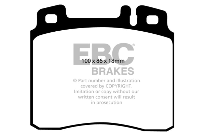 EBC Ultimax2 Front Brake Pads - UD689 EBC