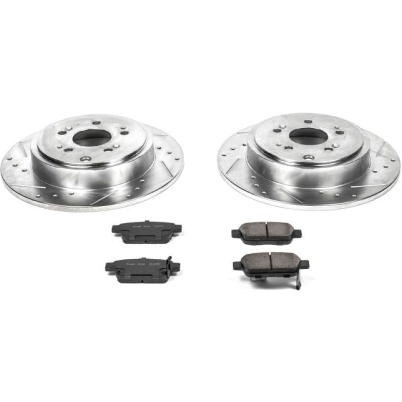 Power Stop 06-14 Honda Ridgeline Rear Z23 Evolution Sport Brake Kit PowerStop