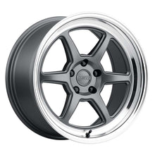 Load image into Gallery viewer, Kansei K14G Roku 18x9in / 5x114.3 BP / 12mm Offset / 73.1mm Bore - Grey &amp; Machined Lip Wheel