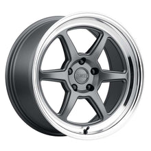 Load image into Gallery viewer, Kansei K14G Roku 18x10.5in / 5x100 BP / 12mm Offset / 66.56mm Bore - Grey &amp; Machined Lip Wheel