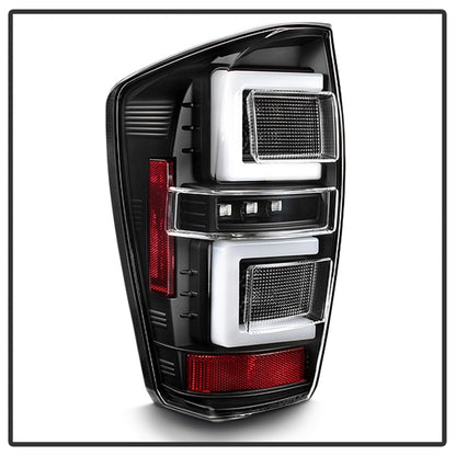 Spyder 16-17 Toyota Tacoma LED Tail Lights - Black (ALT-YD-TT16-LED-BK) SPYDER
