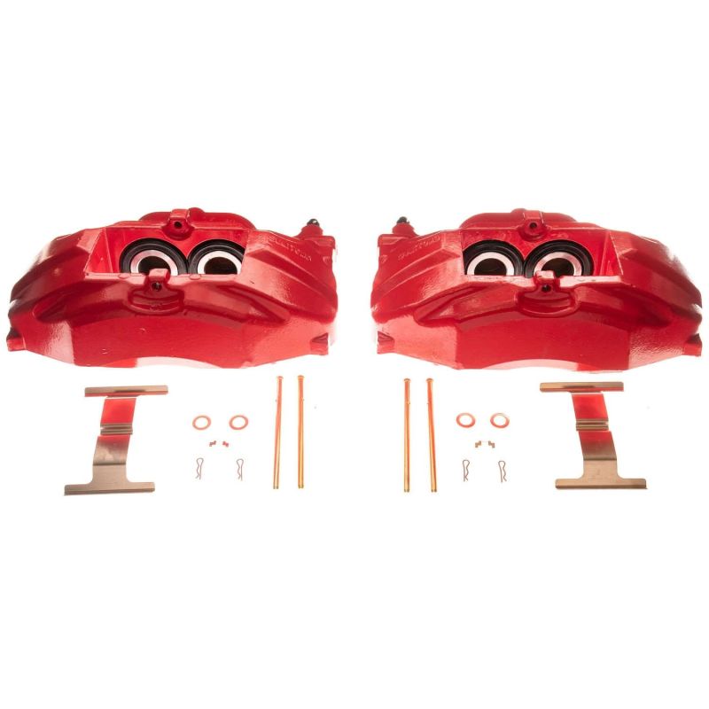 Power Stop 01-06 Lexus LS430 Front Red Calipers w/o Brackets - Pair PowerStop