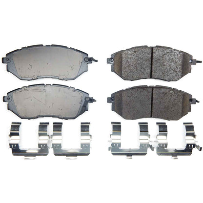 Power Stop 2015 Subaru Legacy Front Z17 Evo Ceramic Pad w/Hardware