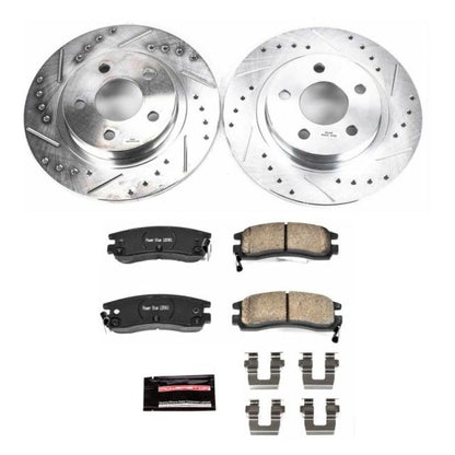 Power Stop 03-05 Buick Park Avenue Rear Z23 Evolution Sport Brake Kit PowerStop