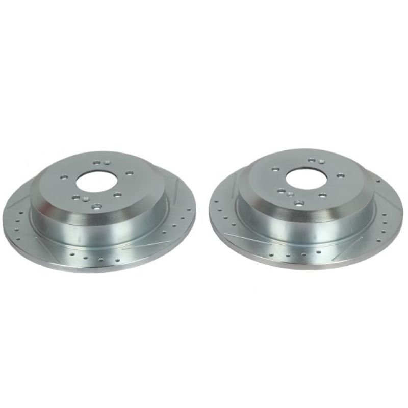 Power Stop 07-12 Hyundai Veracruz Rear Evolution Drilled & Slotted Rotors - Pair PowerStop