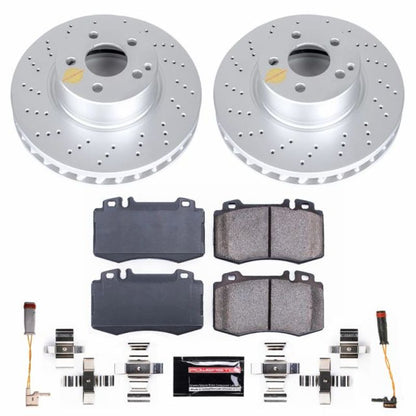 Power Stop 04-06 Mercedes-Benz E500 Front Z23 Evolution Sport Coated Brake Kit PowerStop