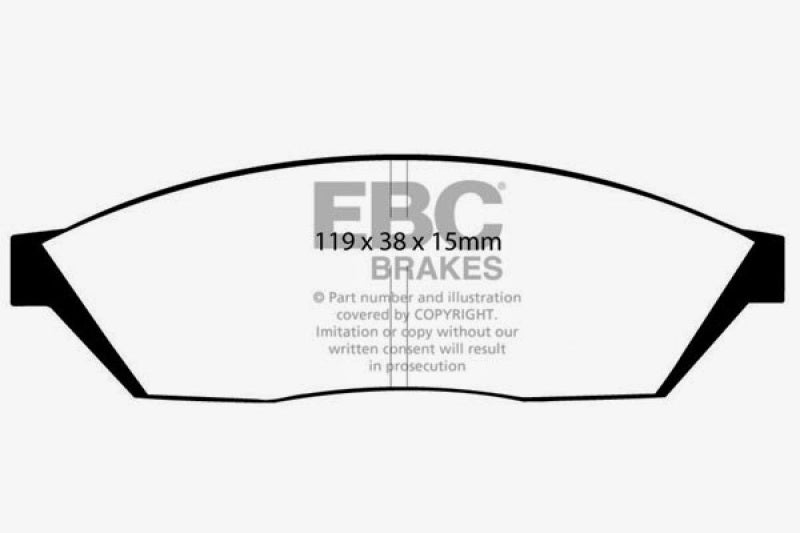 EBC GreenStuff Front Brake Pads - DP2374 EBC