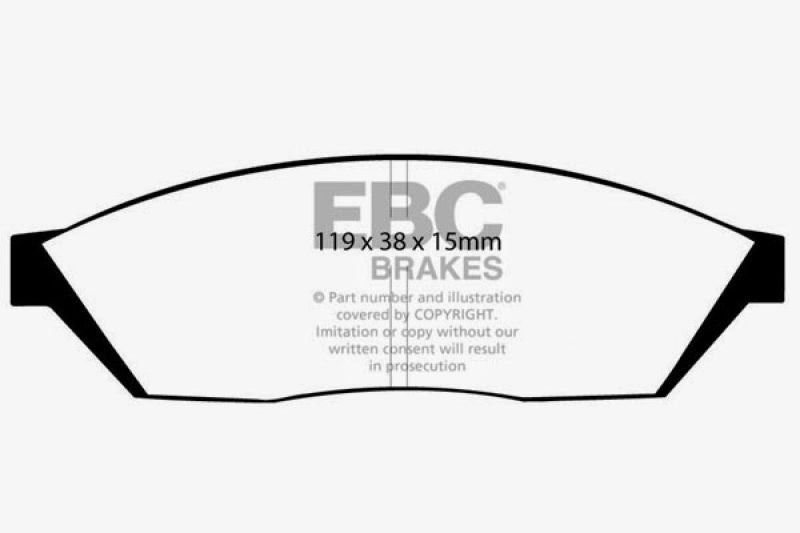 EBC GreenStuff Front Brake Pads - DP2374