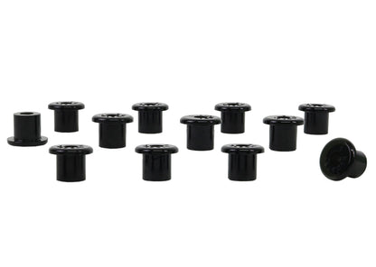 Whiteline 76-86 Jeep CJ7 Spring Eye Front/Rear and Shackle Bushing Kit Whiteline