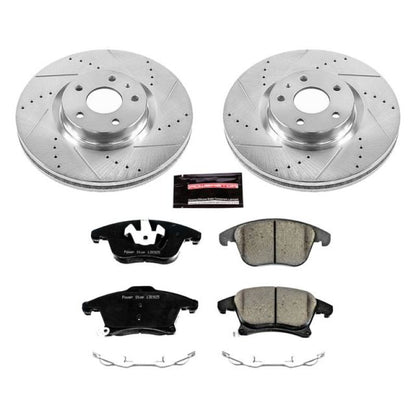Power Stop 13-19 Ford Fusion Front Z23 Evolution Sport Brake Kit PowerStop