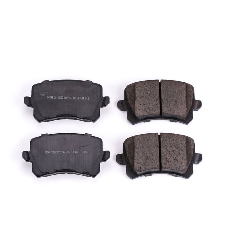 Power Stop 2015 Audi Q3 Rear Z16 Evolution Ceramic Brake Pads PowerStop