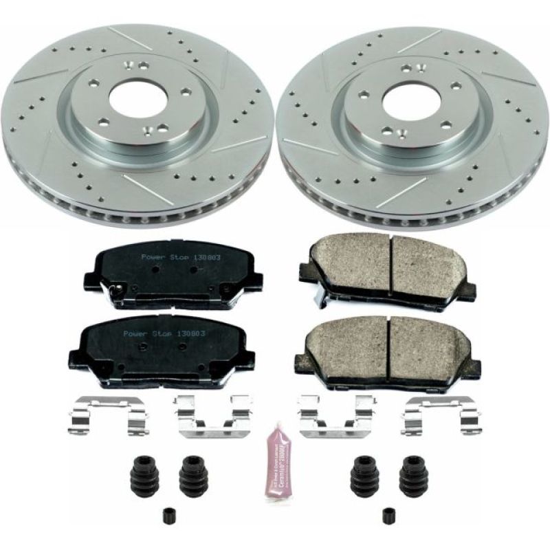 Power Stop 11-15 Kia Optima Front Z23 Evolution Sport Brake Kit PowerStop