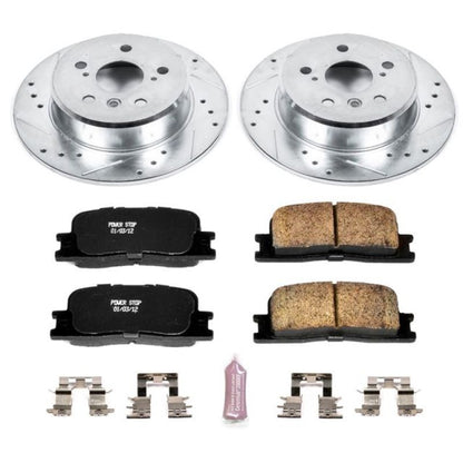 Power Stop 01-03 Toyota Highlander Rear Z23 Evolution Sport Brake Kit PowerStop