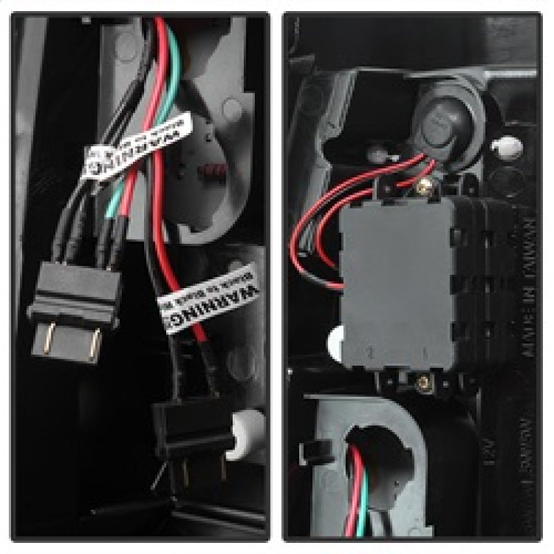 Spyder Chevy Silverado 1500/2500 03-06 Version 2 LED Tail Lights - Black ALT-YD-CS03V2-LED-BK SPYDER