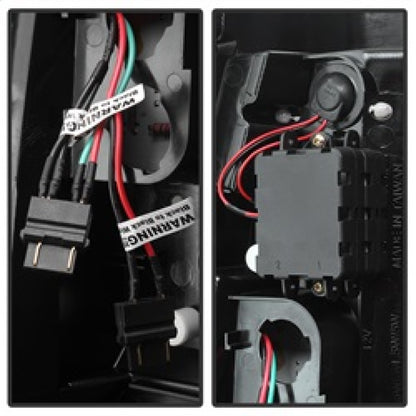 Spyder Chevy Silverado 1500/2500 03-06 Version 2 LED Tail Lights - Black ALT-YD-CS03V2-LED-BK SPYDER
