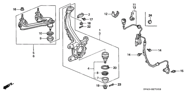 OEM HONDA/ACURA CASTLE (12MM) NUT (90363-SF1-000) X1