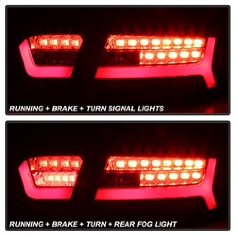 Spyder 09-12 Audi A6 LED Tail Lights - Black (ALT-YD-AA609-LED-BK) SPYDER