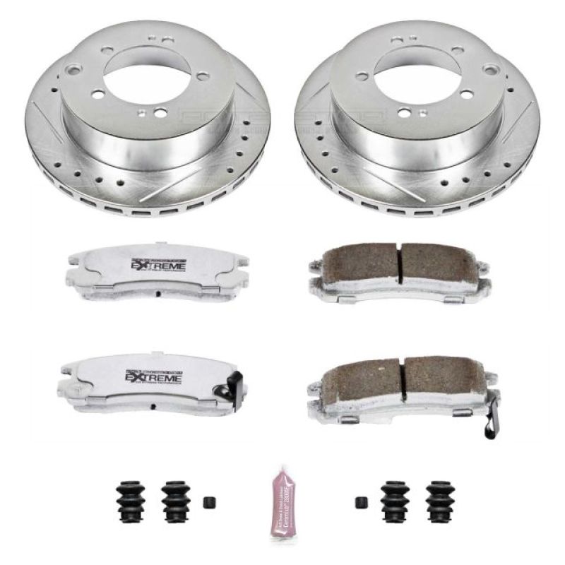Power Stop 91-96 Dodge Stealth Rear Z26 Street Warrior Brake Kit PowerStop