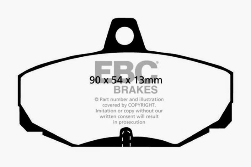 EBC RedStuff Rear Brake Pads - DP3617C EBC