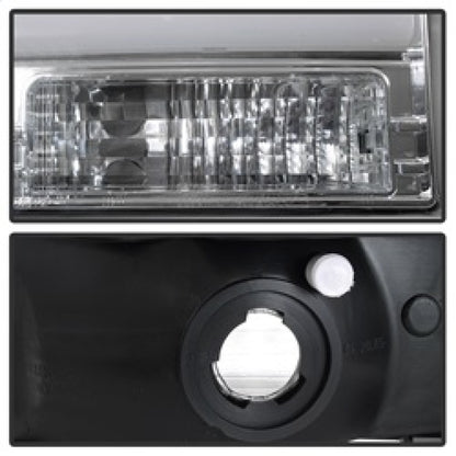 Spyder 99-04 Ford F-250 Super Duty Light Bar Projector Headlights - Chrome (PRO-YD-FF25099V2-LB-C) SPYDER