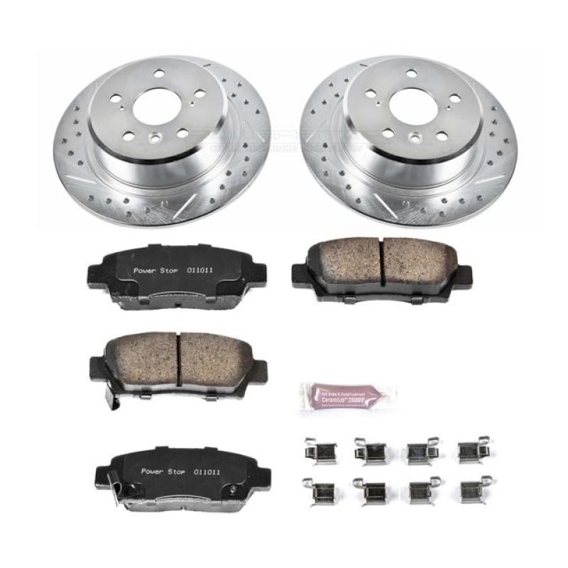 Power Stop 95-99 Toyota Avalon Rear Z23 Evolution Sport Brake Kit PowerStop