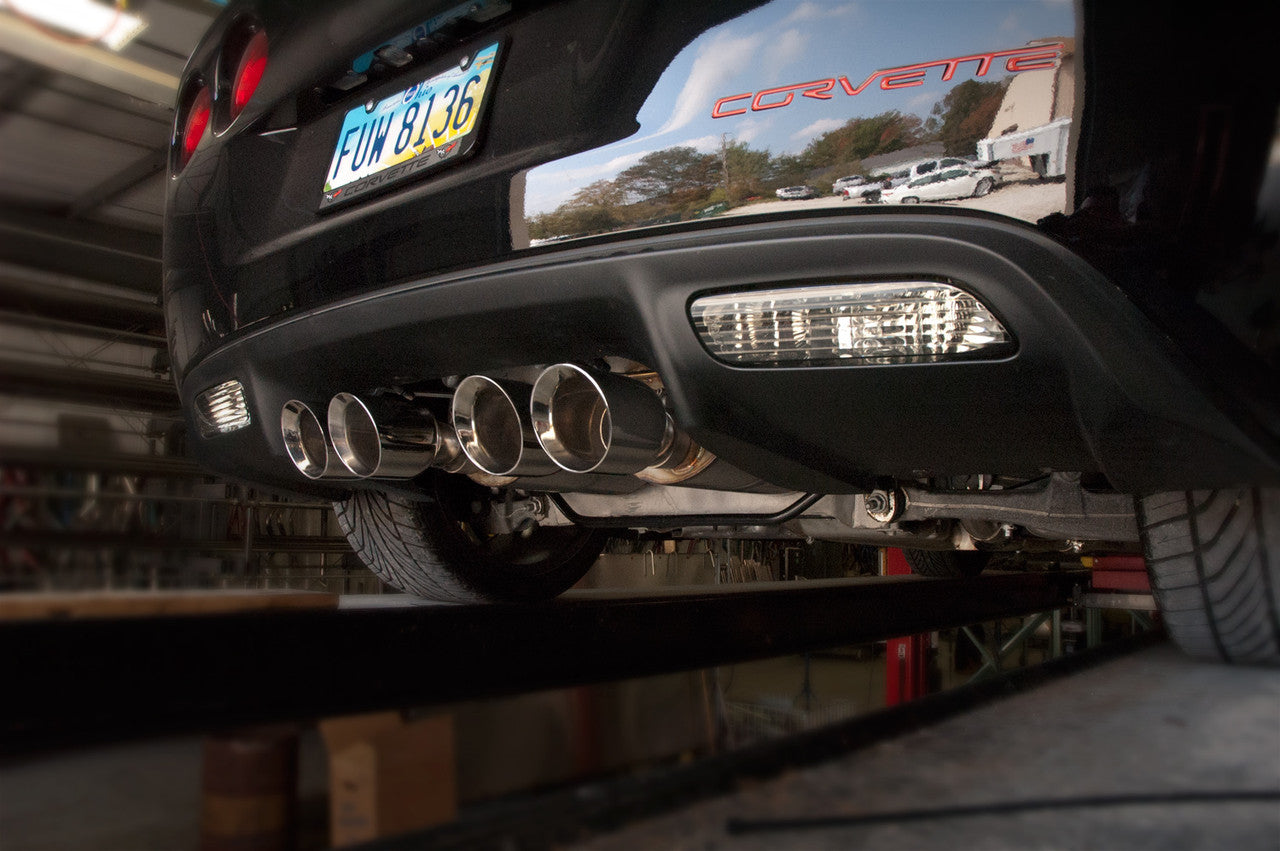 Stainless Works 05-08 Chevrolet Corvette C6 2.5in Axle Back Exhaust System Stainless Works