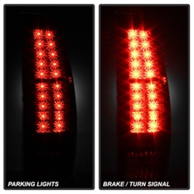 Spyder Chevy Avalanche 07-13 LED Tail Lights Black ALT-YD-CAV07-LED-BK SPYDER
