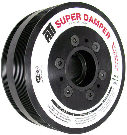ATI Damper - 7.65in - Alum - 8 Grv - LS7 - Y Body - Gen 5 Z28 - LS3 - OEM Size - No A/C - 2 Ring ATI918620N