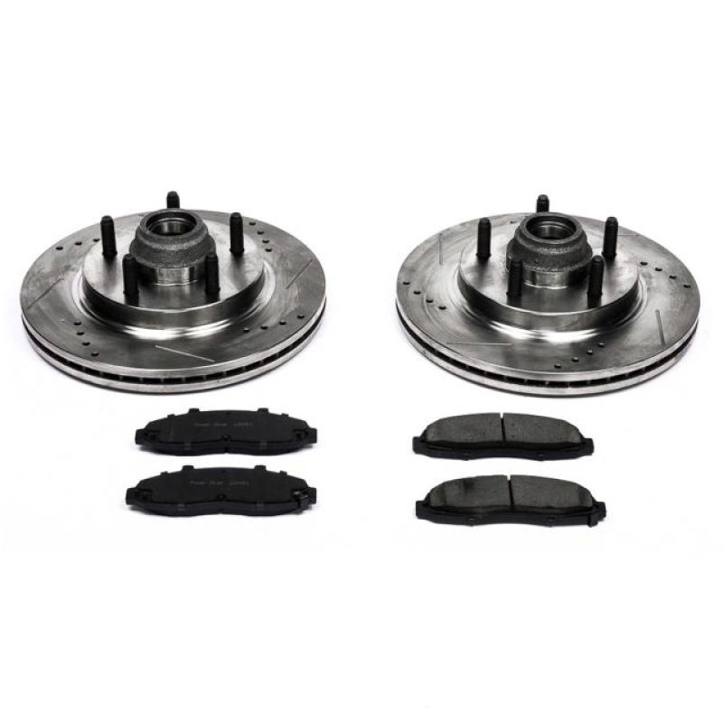 Power Stop 00-03 Ford F-150 Front Z23 Evolution Sport Brake Kit PowerStop