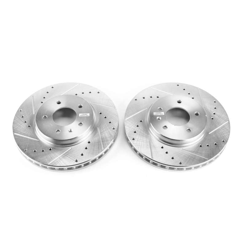 Power Stop 09-11 Cadillac STS Front Evolution Drilled & Slotted Rotors - Pair PowerStop