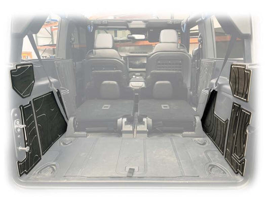 Turn Offroad 2021+ Ford Bronco (2 Door) Cargo Area Foam Protector Kit Black