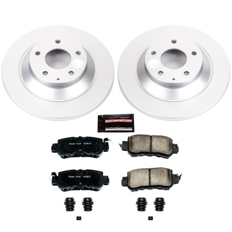 Power Stop 13-15 Mazda CX-5 Rear Z17 Evolution Geomet Coated Brake Kit PowerStop