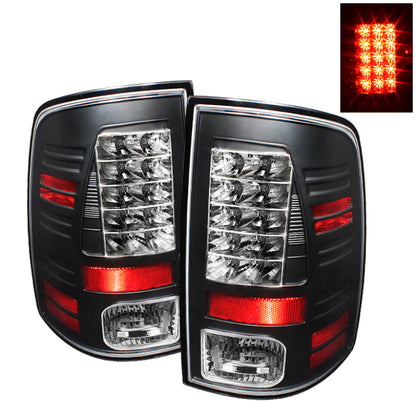 Spyder Dodge Ram 1500 09-14 10-14 LED Tail Lights Incandescent only - Blk ALT-YD-DRAM09-LED-BK SPYDER