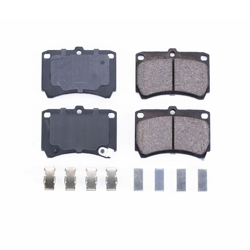 Power Stop 94-97 Ford Aspire Front Z17 Evolution Ceramic Brake Pads w/Hardware PowerStop