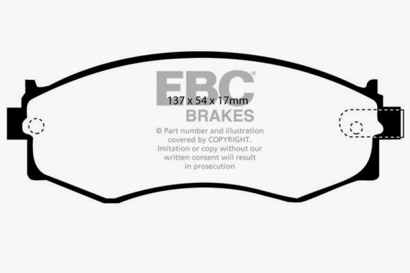 EBC GreenStuff Front Brake Pads - DP2792 EBC
