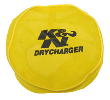 Load image into Gallery viewer, K&amp;N Yellow Drycharger Round Tapered Air Filter Wrap