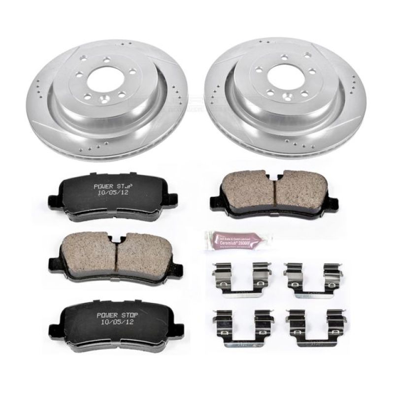 Power Stop 10-16 Land Rover LR4 Rear Z23 Evolution Sport Brake Kit PowerStop