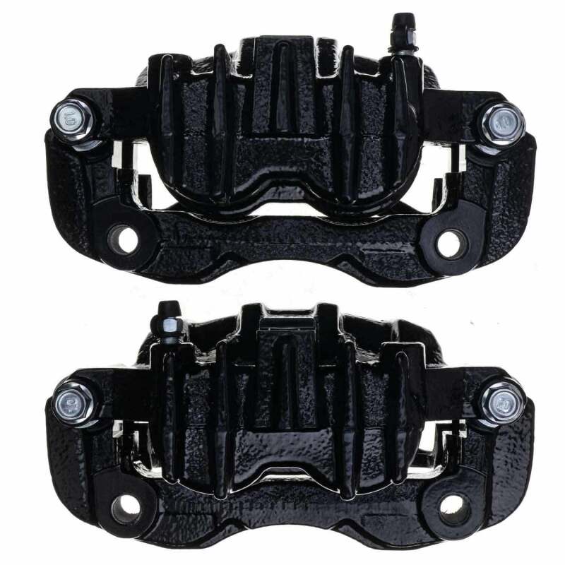 Power Stop 00-05 Ford Excursion Rear Black Caliper - Pair w/Bracket PowerStop