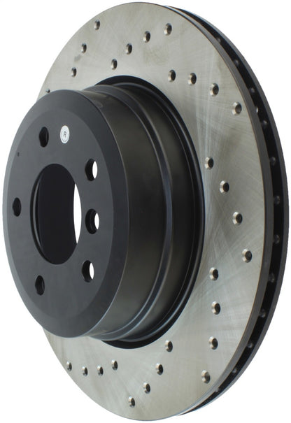 StopTech Sport Cross Drilled Brake Rotor - Front Left Stoptech