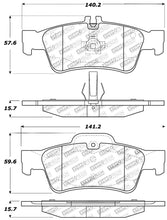 Load image into Gallery viewer, StopTech Performance Mercedes Benz Rear Brake Pads