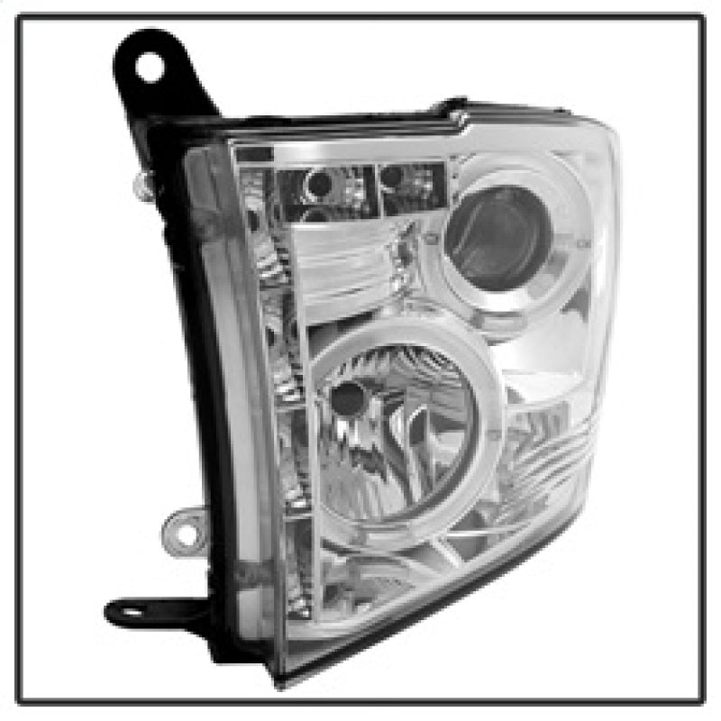 Spyder Dodge Ram 1500 09-14 10-14 Projector Headlights Halogen- LED Halo LED - Chrm PRO-YD-DR09-HL-C SPYDER