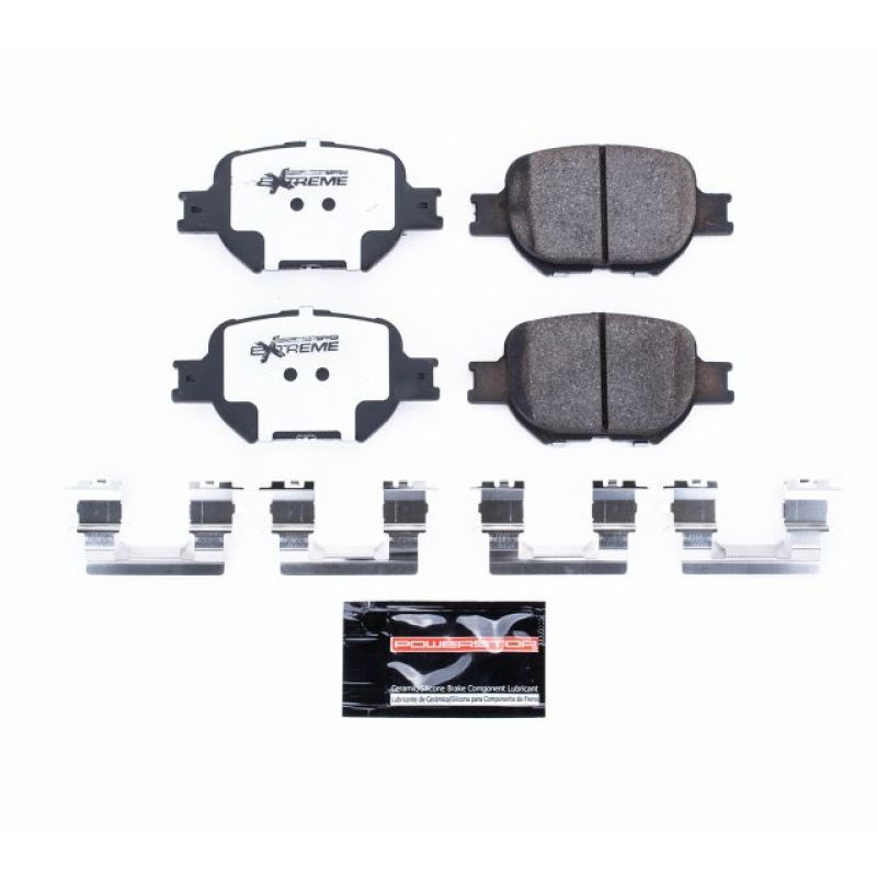 Power Stop 05-10 Scion tC Front Z26 Extreme Street Brake Pads w/Hardware PowerStop