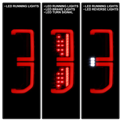 Spyder 21-23 Ford Bronco Factory LED Model LED Tail Lights (ALT-YD-FB21-LED-BK) SPYDER