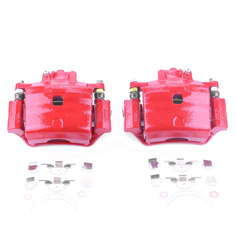 Power Stop 06-12 Ford Fusion Front Red Calipers w/Brackets - Pair PowerStop