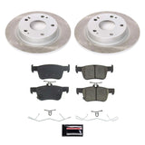 Power Stop 19-22 Honda Insight Rear Semi-Coated Rotor Kit