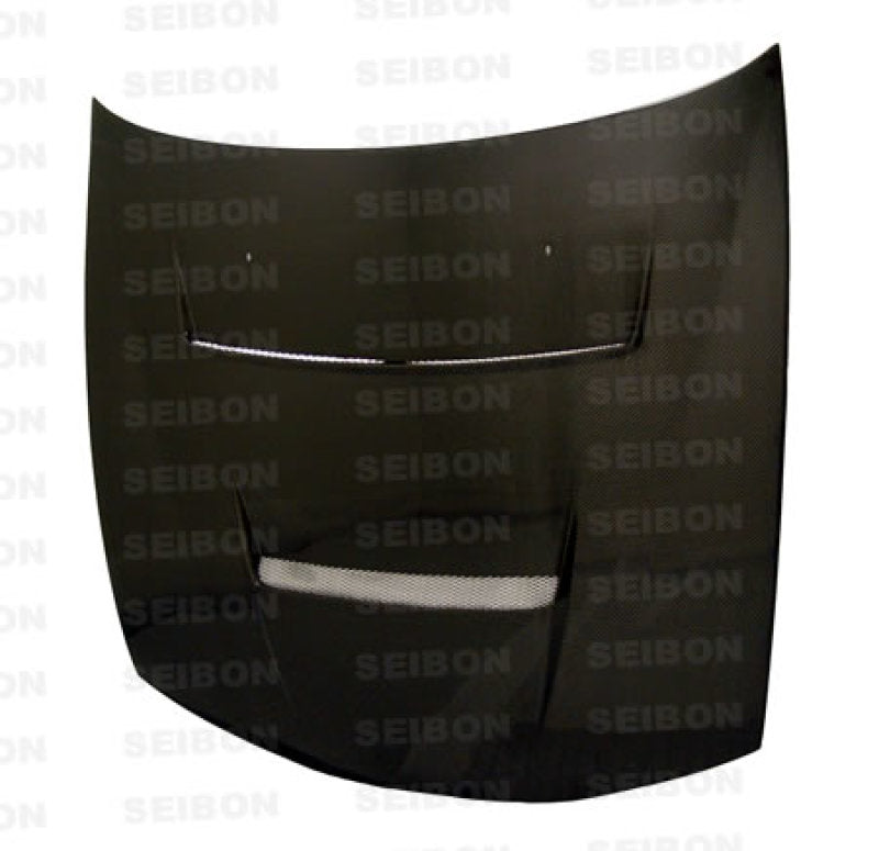 Seibon 97-98 Nissan 240SX/Silvia DV-Style Carbon Fiber Hood Seibon